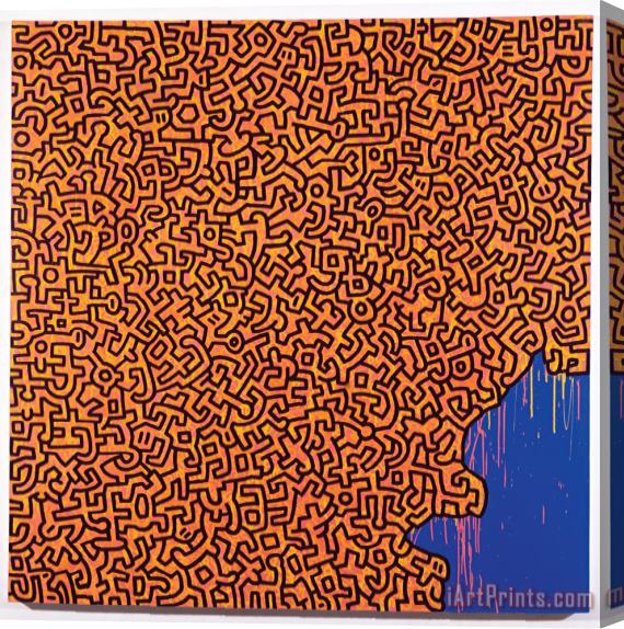 Keith Haring Brazil, 1989 Stretched Canvas Print / Canvas Art
