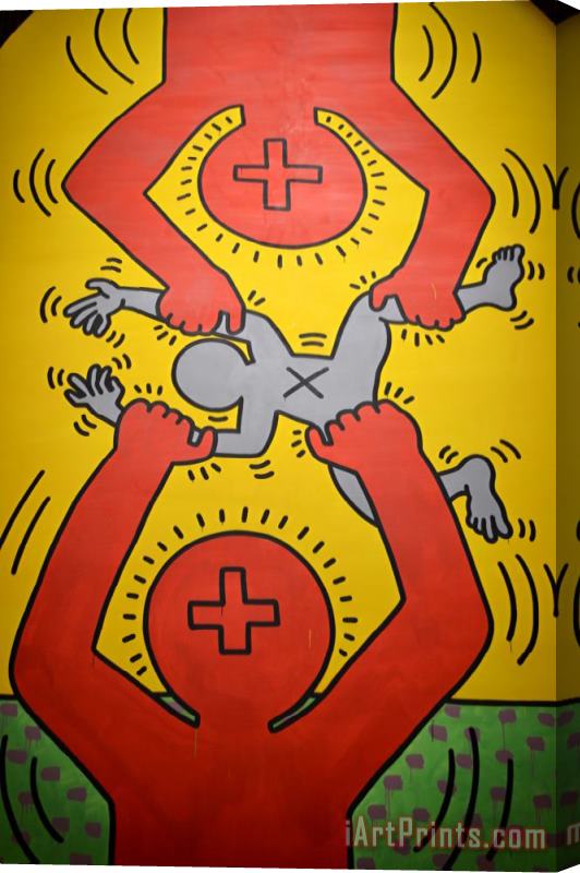 Keith Haring Pop Shop 20 Stretched Canvas Painting / Canvas Art
