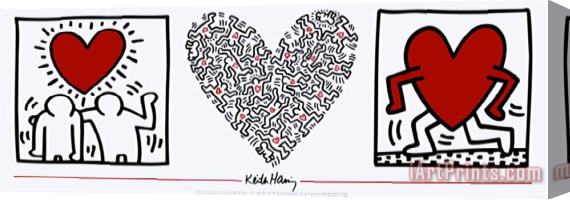Keith Haring Untitled 1987 Stretched Canvas Print / Canvas Art