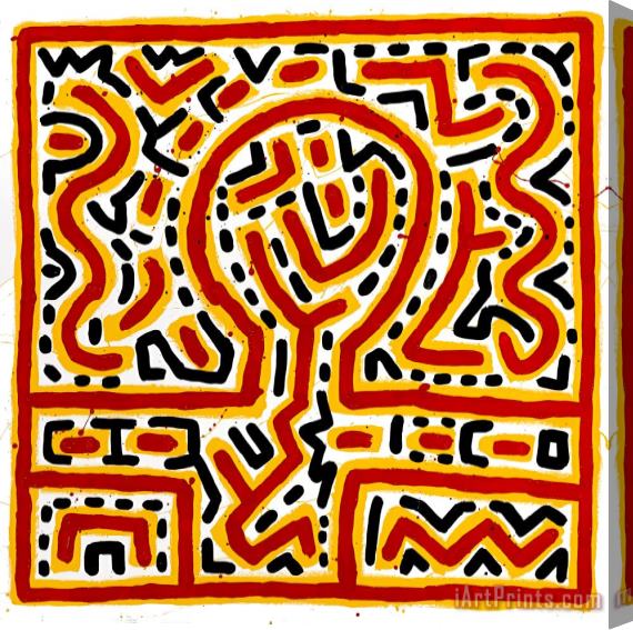 Keith Haring Untitled Stretched Canvas Print / Canvas Art