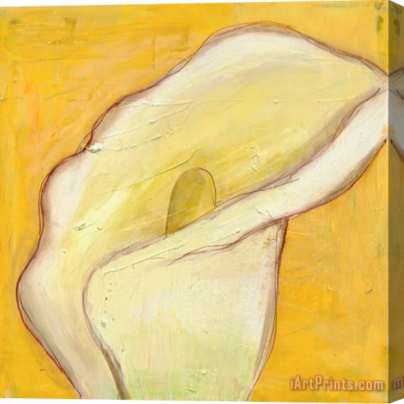 Laura Gunn Calla Lily on Gold I Stretched Canvas Print / Canvas Art