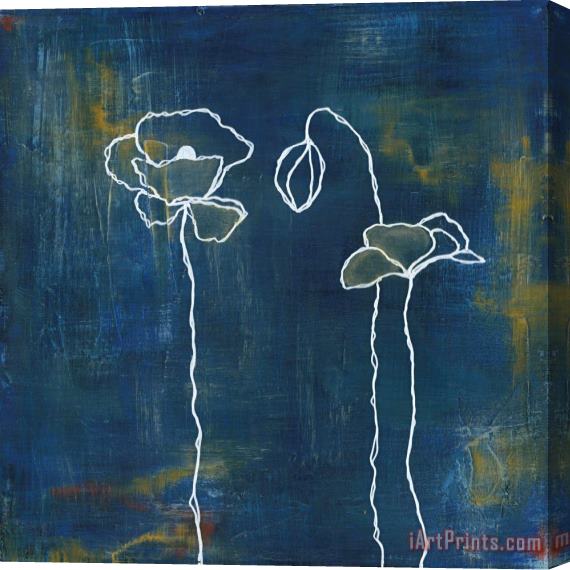 Laura Gunn Spring Silhouettes I Stretched Canvas Print / Canvas Art