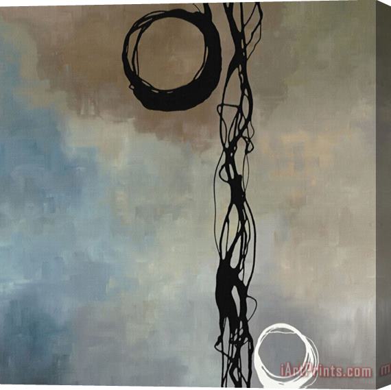 laurie maitland A Foggy Day Stretched Canvas Print / Canvas Art
