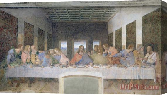 Leonardo da Vinci The Last Supper Stretched Canvas Print / Canvas Art