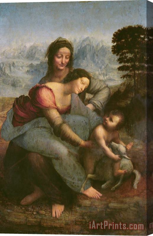 Leonardo da Vinci Virgin And Child With Saint Anne Stretched Canvas Print / Canvas Art