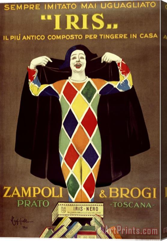 Leonetto Cappiello Iris Zampoli Brogi Stretched Canvas Print / Canvas Art