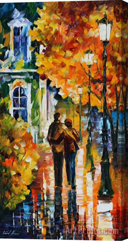 Leonid Afremov After The Date Stretched Canvas Painting / Canvas Art