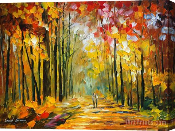 Leonid Afremov Afternoon Sun Stretched Canvas Painting / Canvas Art