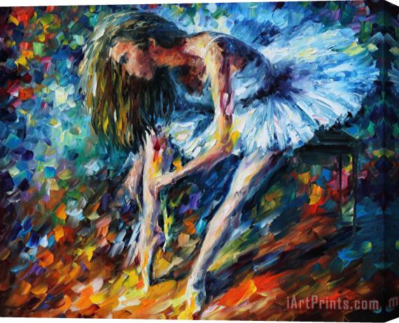 Leonid Afremov Ballerina Stretched Canvas Print / Canvas Art