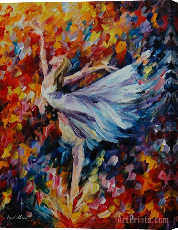 Leonid Afremov Beauty Of Dance Stretched Canvas Print / Canvas Art