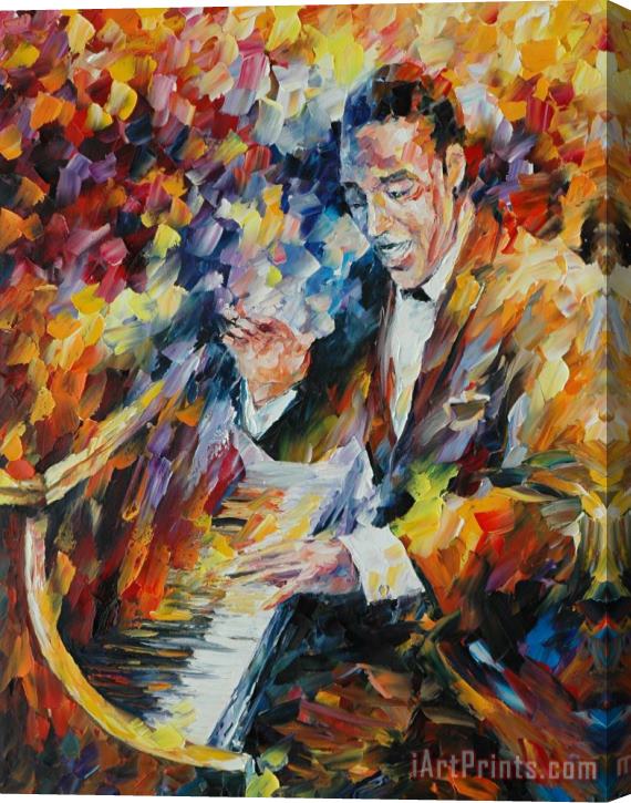 Leonid Afremov Duke Ellington Stretched Canvas Print / Canvas Art