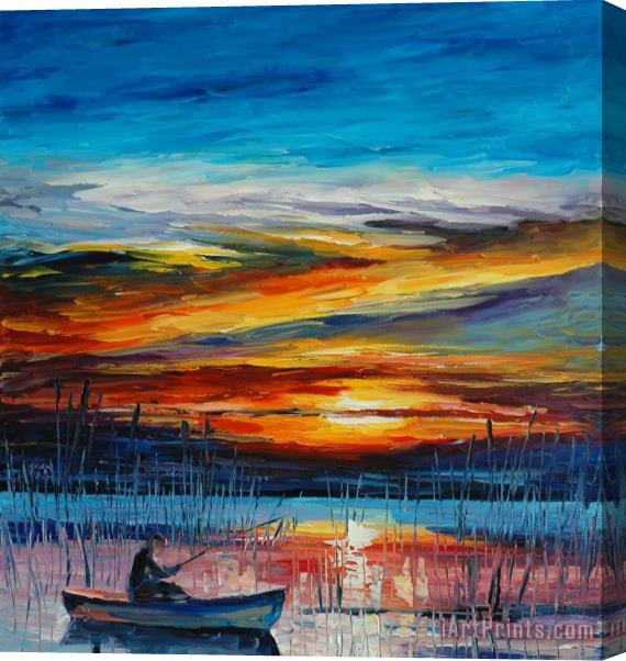 Leonid Afremov Florida Everglades Stretched Canvas Painting / Canvas Art