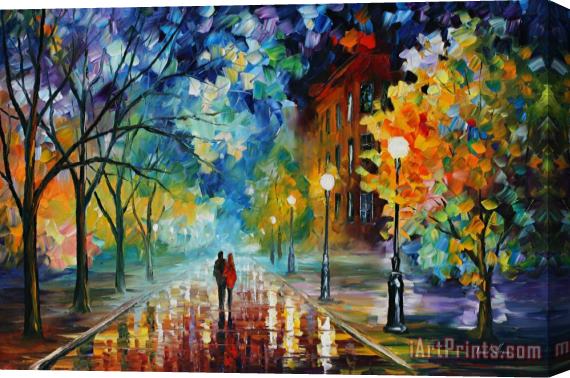 Leonid Afremov Freshness Of Cold Stretched Canvas Painting / Canvas Art