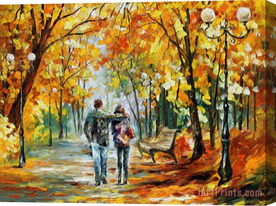 Leonid Afremov Going Home Stretched Canvas Painting / Canvas Art