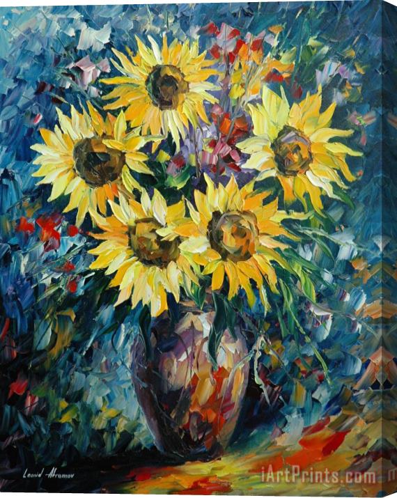 Leonid Afremov Night Sun Stretched Canvas Painting / Canvas Art