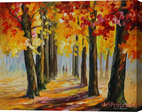 Leonid Afremov Oak Alley Stretched Canvas Painting / Canvas Art