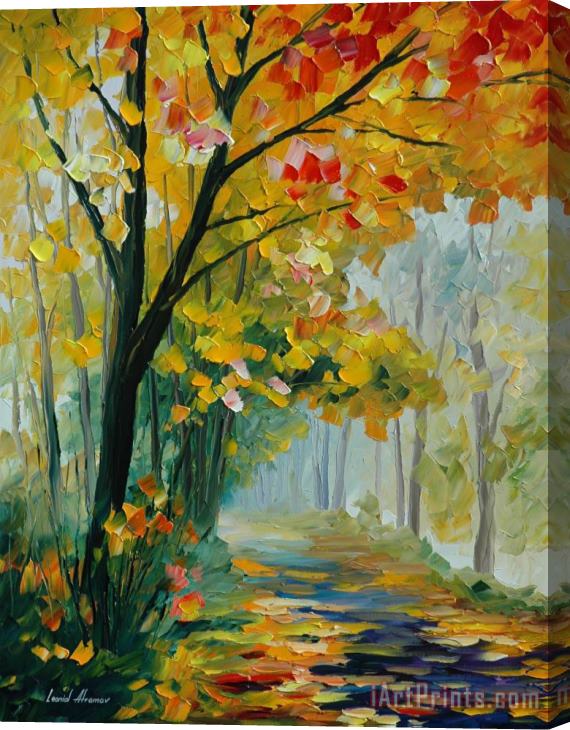 Leonid Afremov Path To The Past Stretched Canvas Painting / Canvas Art