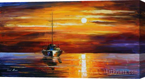 Leonid Afremov Sea Shadows Stretched Canvas Print / Canvas Art