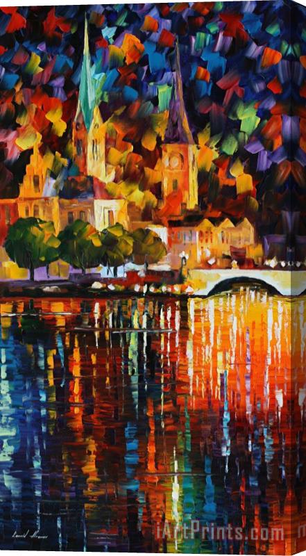 Leonid Afremov The Light Of History Stretched Canvas Print / Canvas Art