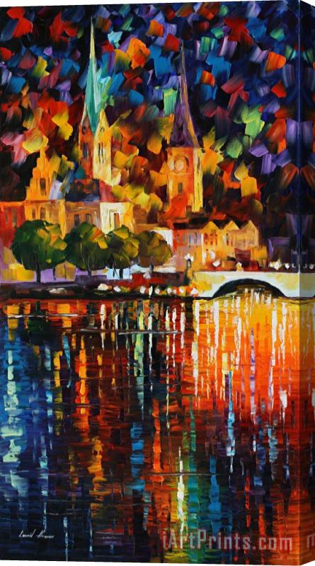 Leonid Afremov The Light Of History Stretched Canvas Print / Canvas Art