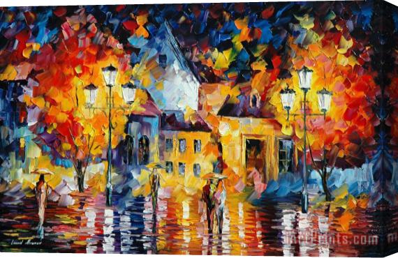 Leonid Afremov Unusual City Stretched Canvas Painting / Canvas Art