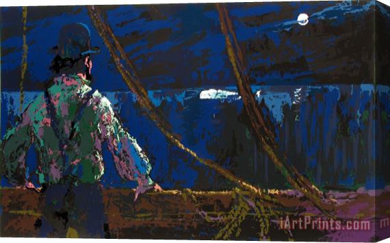 Leroy Neiman Ahab at The Night Watch Stretched Canvas Painting / Canvas Art