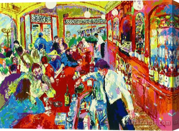 Leroy Neiman Buena Vista Bar Stretched Canvas Painting / Canvas Art