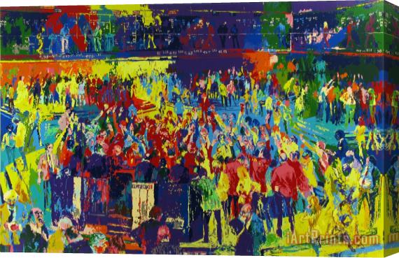 Leroy Neiman Chicago Board of Trade Stretched Canvas Print / Canvas Art