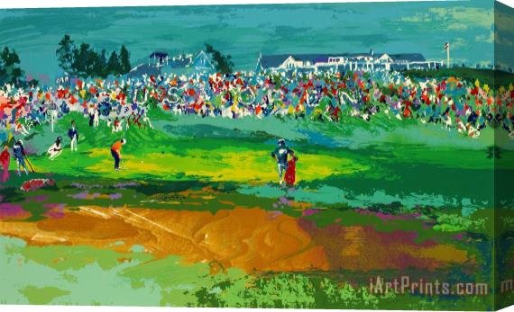 Leroy Neiman Home Hole at Shinnecock Stretched Canvas Painting / Canvas Art