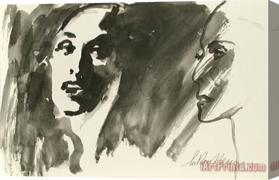Leroy Neiman Martha Graham III Stretched Canvas Print / Canvas Art