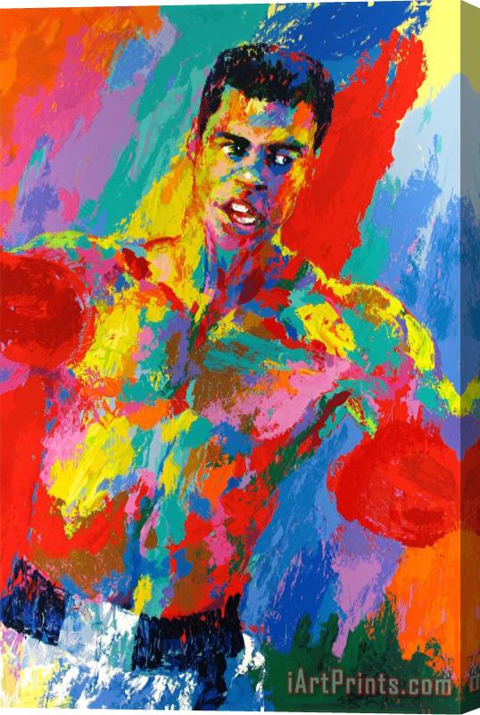 Leroy Neiman Muhammad Ali Athlete of The Century, (remarqued) Stretched Canvas Painting / Canvas Art
