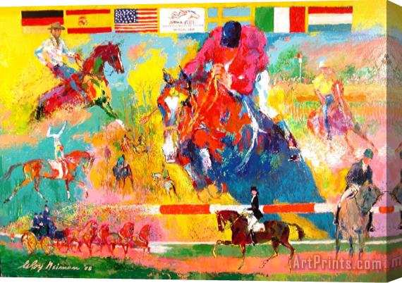 Leroy Neiman Official Weg Stretched Canvas Painting / Canvas Art