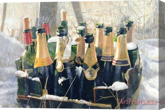 Lincoln Seligman Boxing Day Empties Stretched Canvas Print / Canvas Art