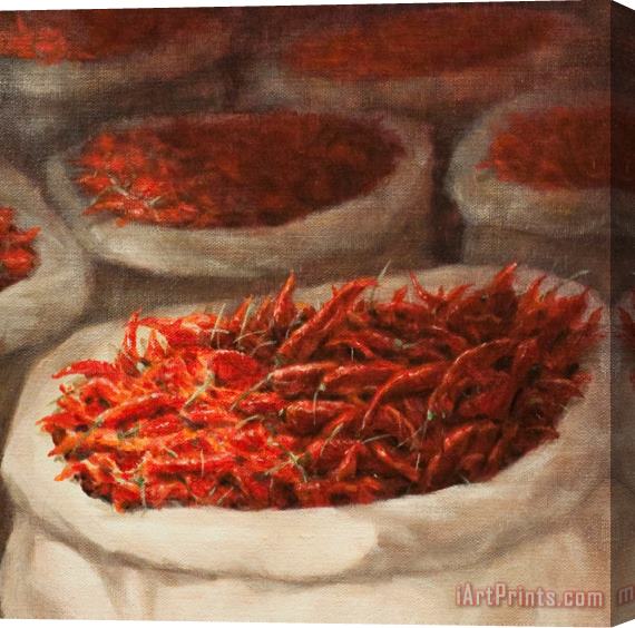 Lincoln Seligman Chillis 2010 Stretched Canvas Painting / Canvas Art