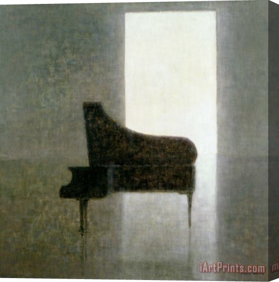 Lincoln Seligman Piano Room 2005 Stretched Canvas Painting / Canvas Art