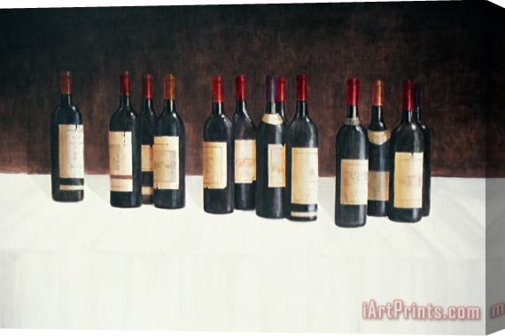 Lincoln Seligman Winescape Red 2003 Stretched Canvas Print / Canvas Art