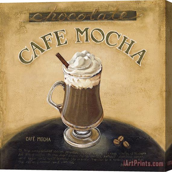Lisa Audit Cafe Mocha Stretched Canvas Painting / Canvas Art