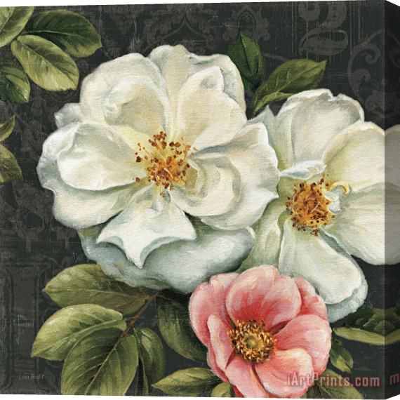 Lisa Audit Floral Damask III Stretched Canvas Print / Canvas Art