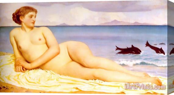 Lord Frederick Leighton Actaea, The Nymph of The Shore Stretched Canvas Print / Canvas Art