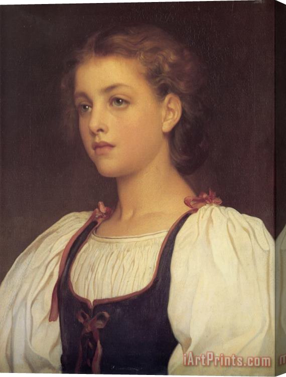 Lord Frederick Leighton Biondina Stretched Canvas Print / Canvas Art