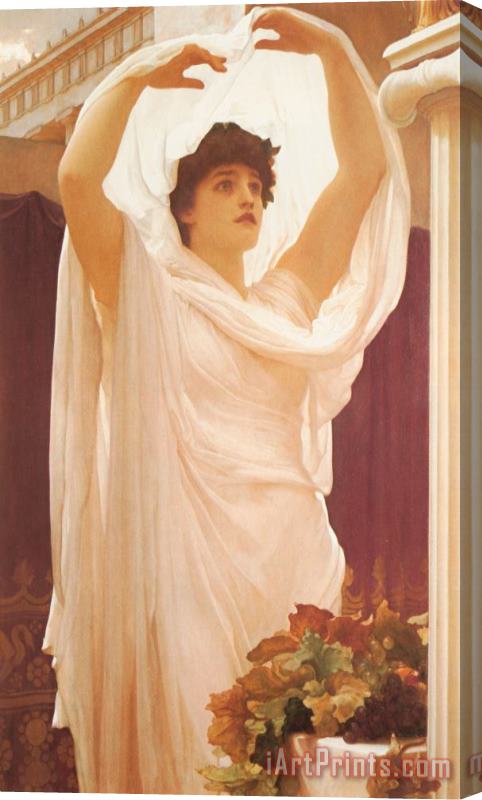 Lord Frederick Leighton Invocation Stretched Canvas Print / Canvas Art