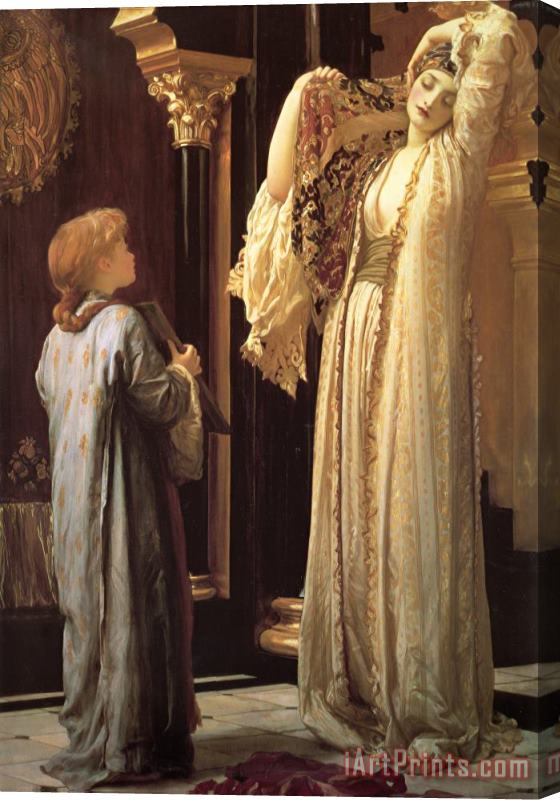 Lord Frederick Leighton Light of The Harem Stretched Canvas Painting / Canvas Art