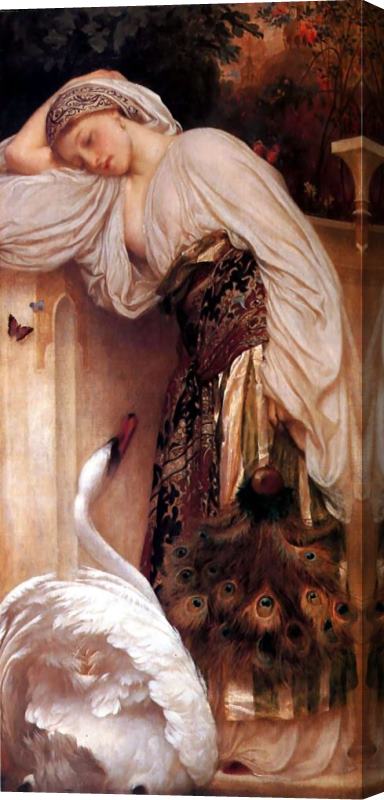 Lord Frederick Leighton Odalisque Stretched Canvas Painting / Canvas Art