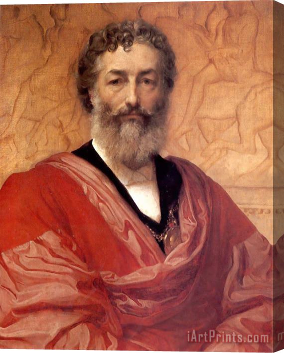 Lord Frederick Leighton Selfportrait Stretched Canvas Print / Canvas Art
