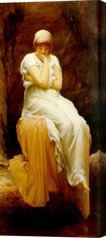 Lord Frederick Leighton Solitude Stretched Canvas Print / Canvas Art