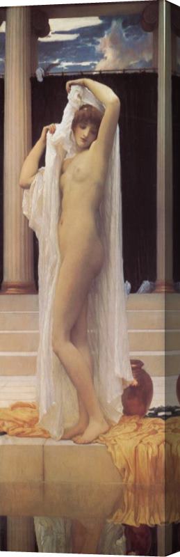 Lord Frederick Leighton The Bath of Psyche Stretched Canvas Print / Canvas Art