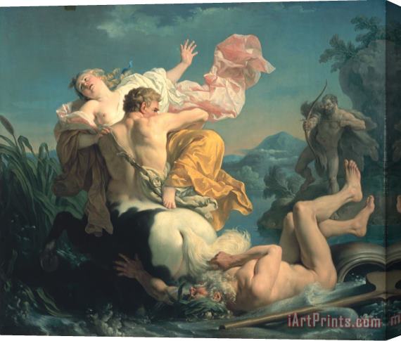 Louis Jean Francois Lagrenee The Abduction of Deianeira by the Centaur Nessus Stretched Canvas Print / Canvas Art