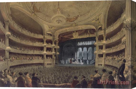 Louis Jules Arnout Academie Imperiale De Musique Paris Stretched Canvas Painting / Canvas Art