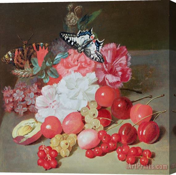 Louis Leopold Boilly Still Life With Butterflies Stretched Canvas Print / Canvas Art
