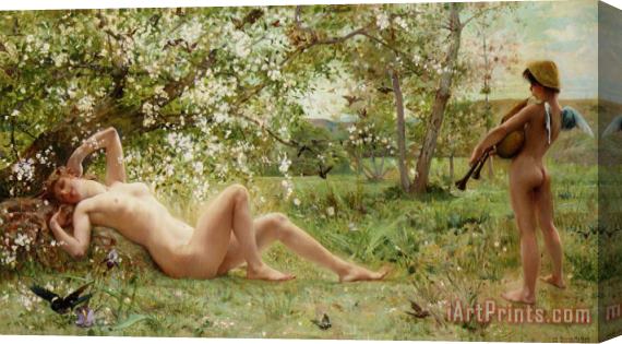 Luc Olivier Merson Springtime Awakening Stretched Canvas Painting / Canvas Art